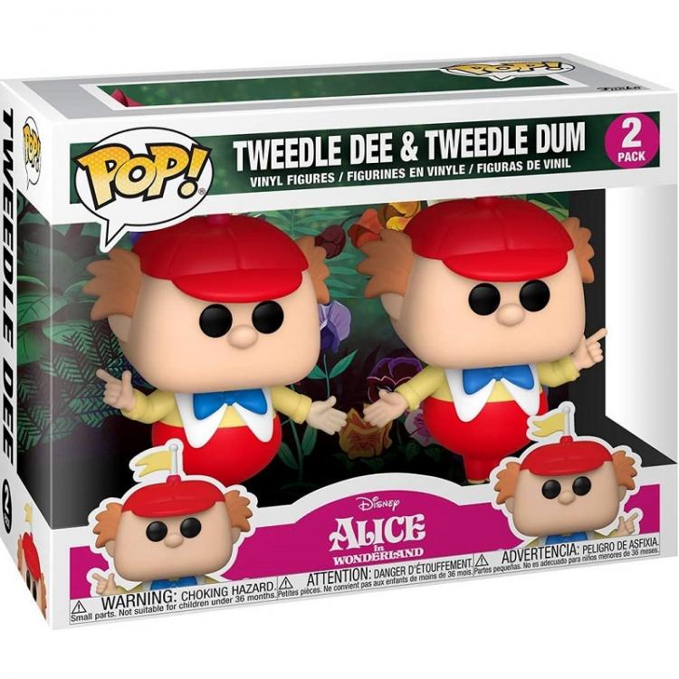 Funko Pop! Disney Alice im Wunderland – Tweedle Dee & Tweedle Dum 2er Pack Vinyl