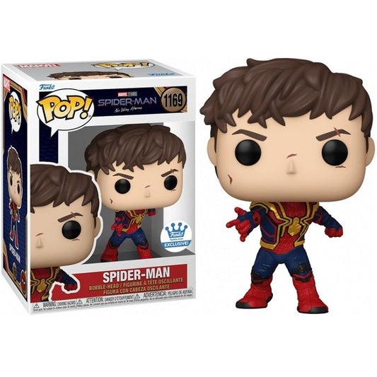 Funko Pop! Marvel No Way Home – Spider-Man (1169) unmaskiertes Vinyl Special