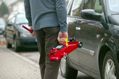 Cric Idraulico 2t Auto Sollevatore Martinetto A Carrello Meccanico 2 Tonnellate