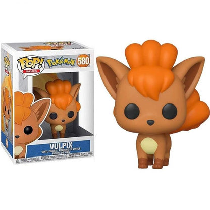 Funko Pop ! Games Pokemon - Vulpix (580) Volpe Vinyl 9Cm Figure Da Collezione