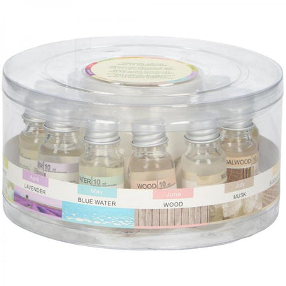 BRENNER FÜR ÖLE AROMAÖL + 12 DÜFTE RAUMDUFT