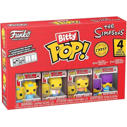 Funko Bitty Pop! Limited Edition Chase - The Simpsons 4 Stück Vinyl Neu
