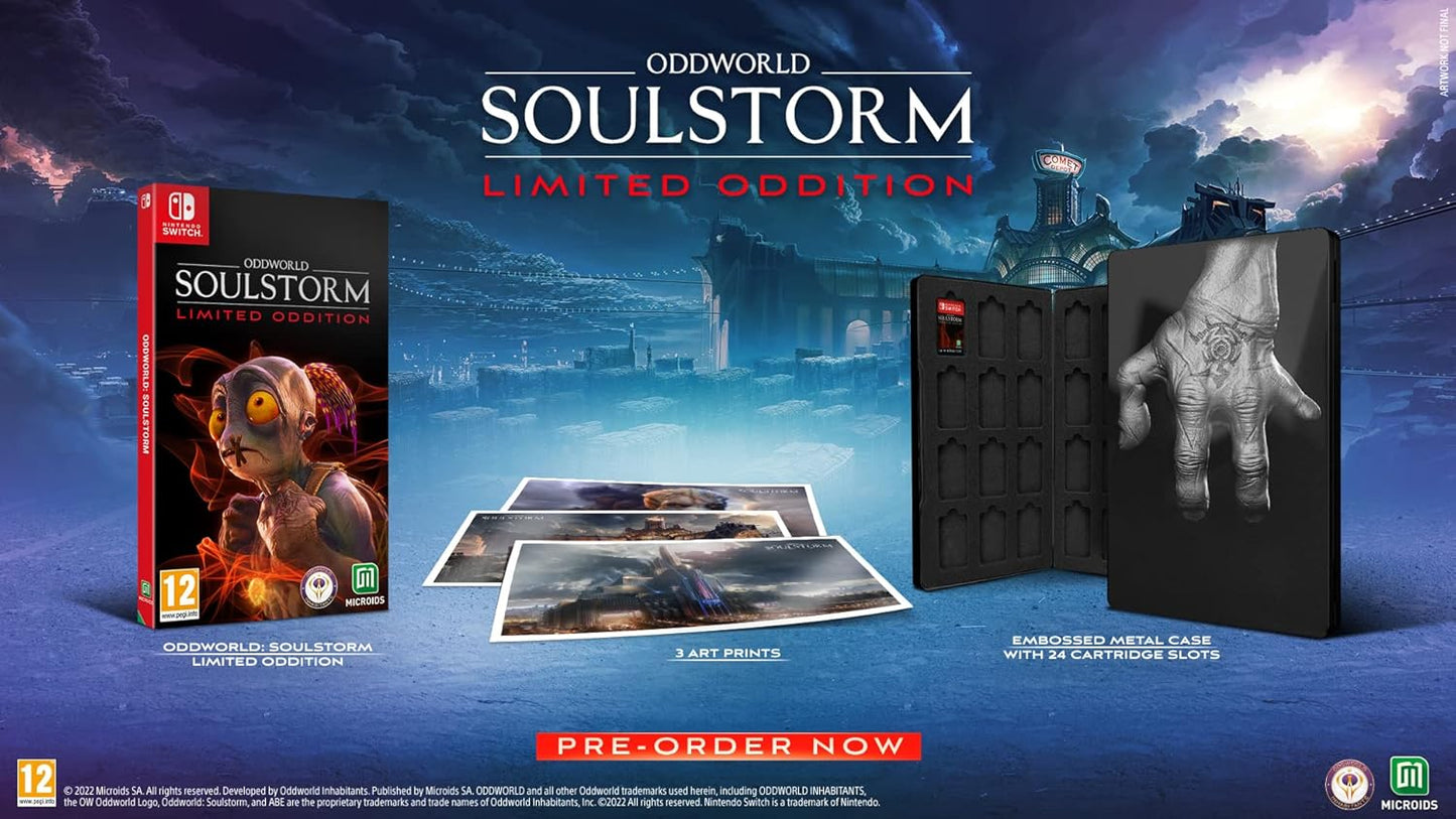 Oddworld Soulstorm Limited Oddition Nintendo Switch Spiel Italienisch EU Neu