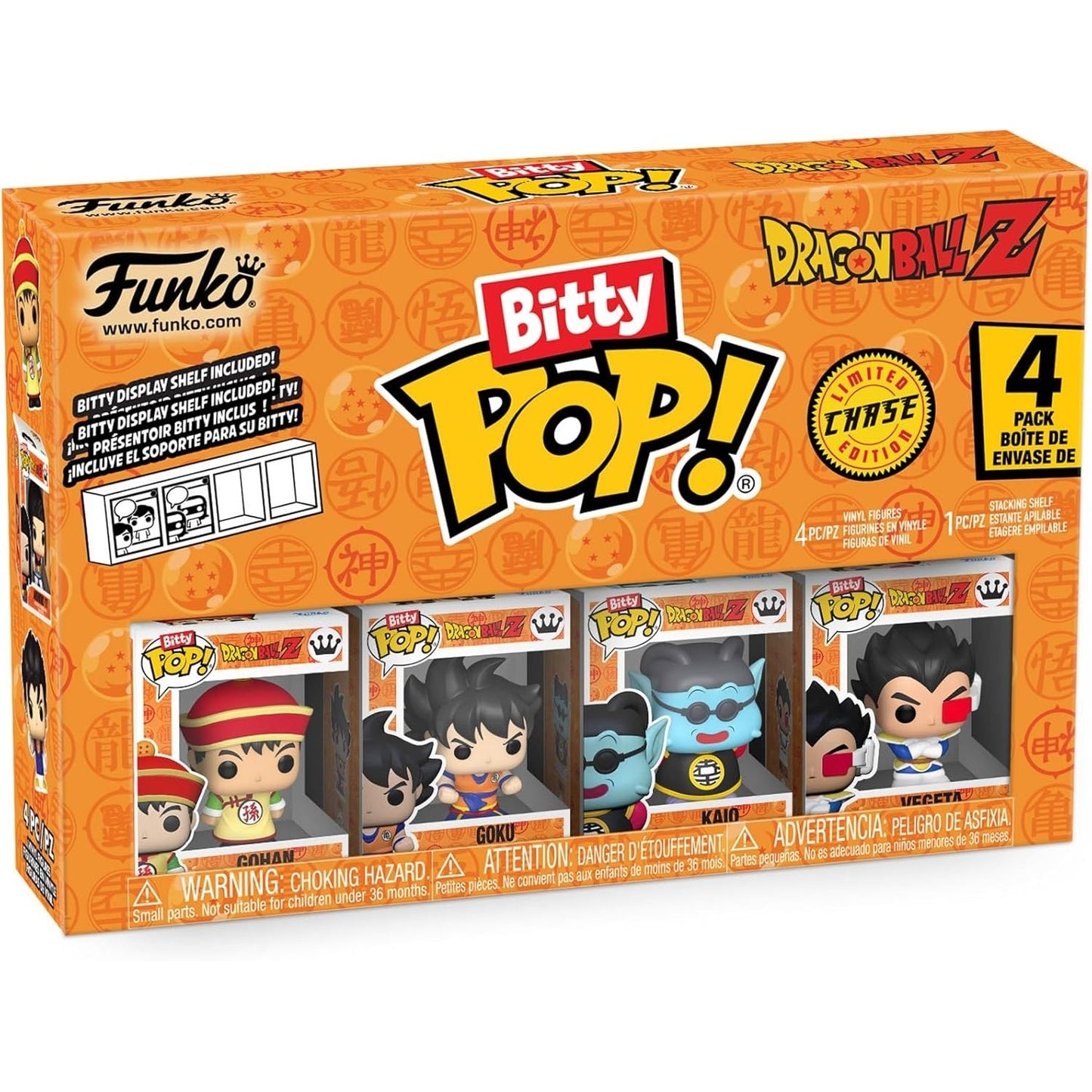Funko Bitty Pop! mit Mystery Pop Dragon Ball Z 4 Stück Vinyl-Figuren Neu