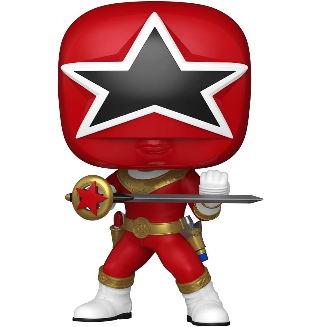 Funko Pop ! TV Power Rangers - (1714) Red Zeo Ranger Figure 9cm
