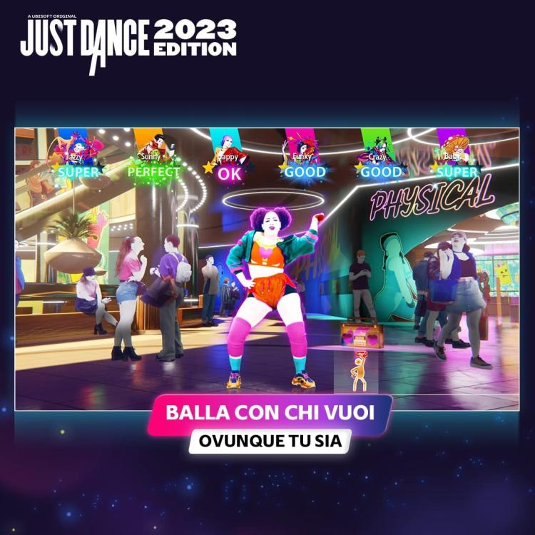 Just Dance 2023 Nintendo Switch Videospiel Neu OVP Italienisch (Ciab) EU