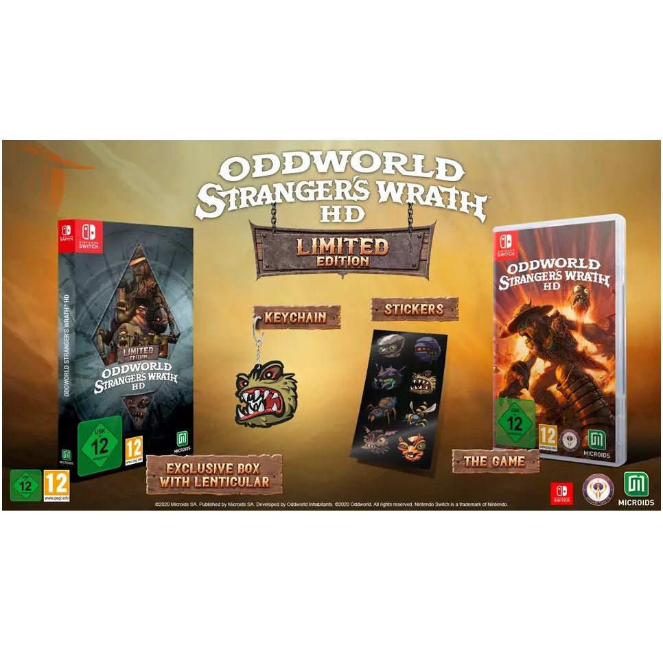 Oddworld Stranger's Wrath HD Limited Edition Nintendo Switch Spiel Italienisch PAL
