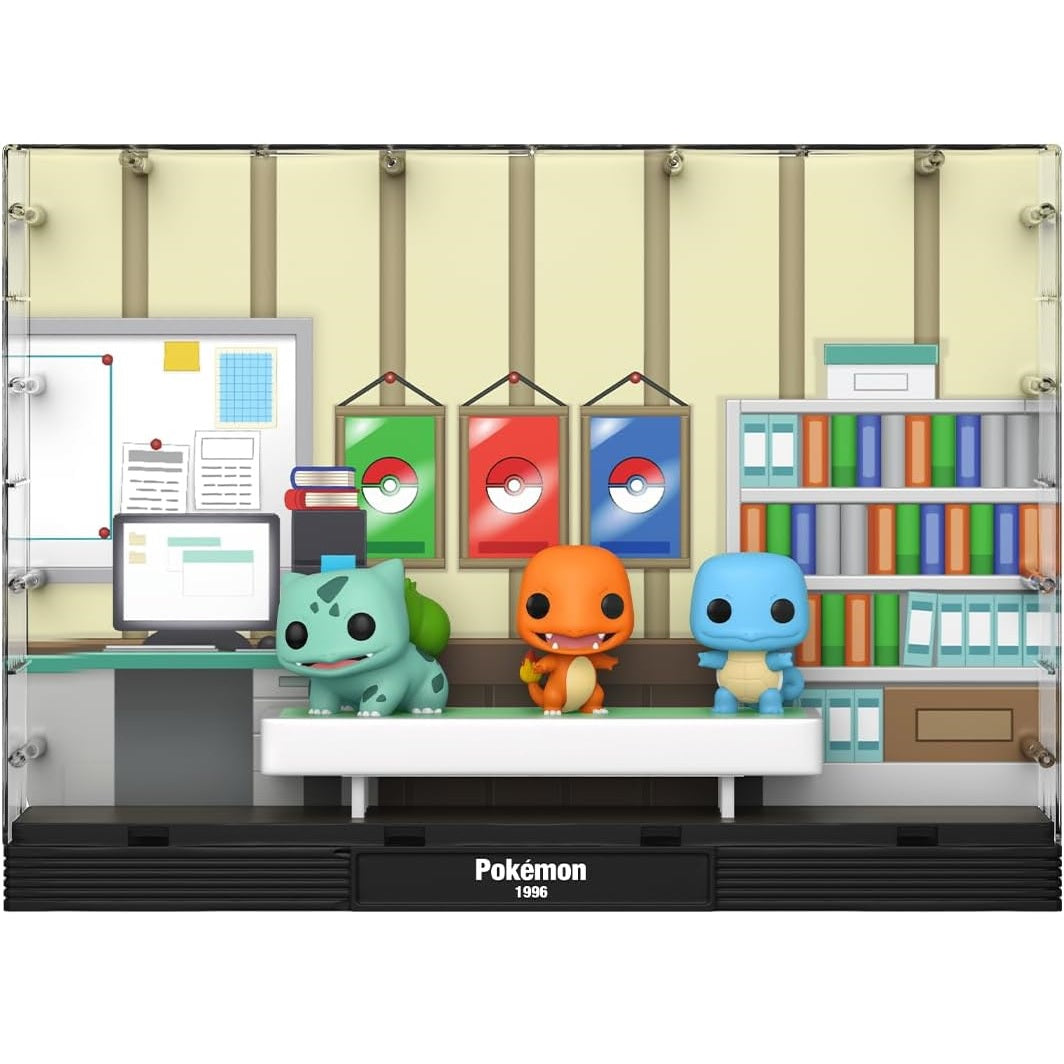 Funko Pop! Moments Deluxe Pokémon – (01) Bulbasaur Charmander Squirtle Figur