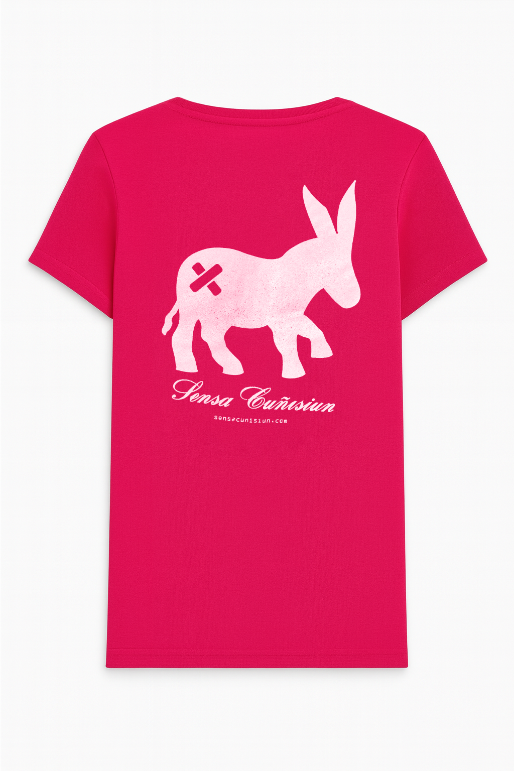 T-shirt Classic Logo Donna Electric Magenta
