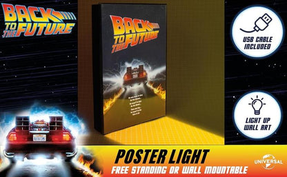 Fizz Lampada Poster Back To The Future Led Light Lampada Notturna Da Collezione