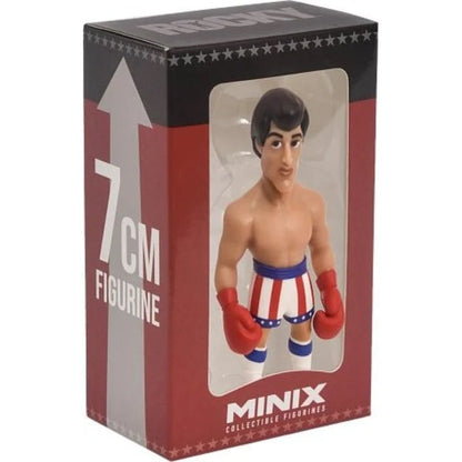 Minix Mini Rocky IV - Rocky Balboa Vinylfigur 7 cm Statuette Neu Sammlerstück
