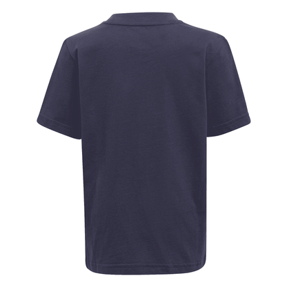 Adidas completo da ragazzo t-shirt e pantaloncino HC9445 blu-bianco
