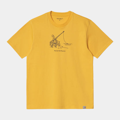 Carhartt T-shirt uomo manica corta Jousting I030195 15 yellow