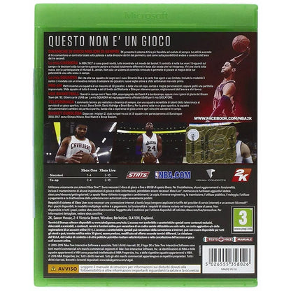 NBA 2K17 Videospiel Xbox One Spiel EU Italienisch Basketball 2018 Versiegelt Neu