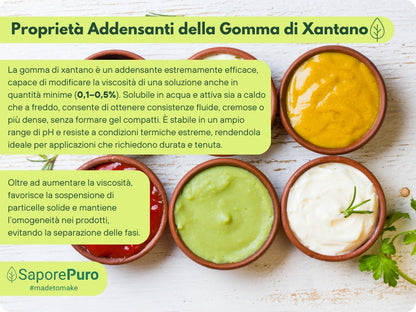 Gomma di Xantano - E415 -  Confezionato in Italia