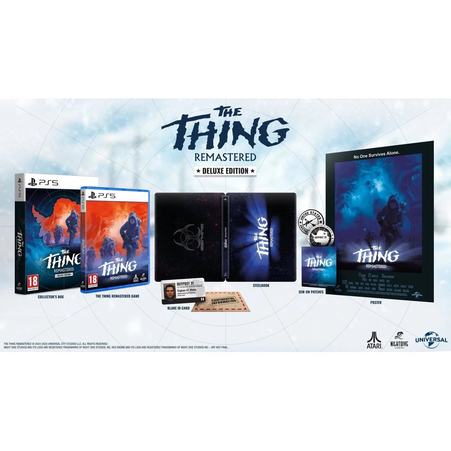 The Thing: Remastered - Deluxe Edition Playstation 5 Pal ITA Videospiel Ps5