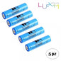 5x Rechargeable Lithium Battery 3.7V for Camera Flashlight LED Etc 5200mAh
