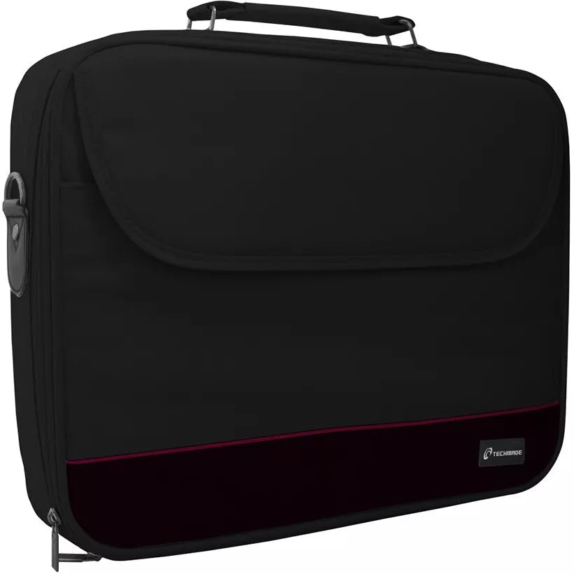 Techmade Notebook-Tasche 15,4"/15,6" Schwarz Schutzhülle für Laptop Neu Schwarz