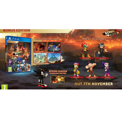 Sonic Forces Edizione Bonus Edition PS4 Videogioco Play Station 4 Italiano PAL