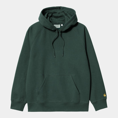 Carhartt Felpa con cappuccio da uomo 1026384 1H3 juniper-gold