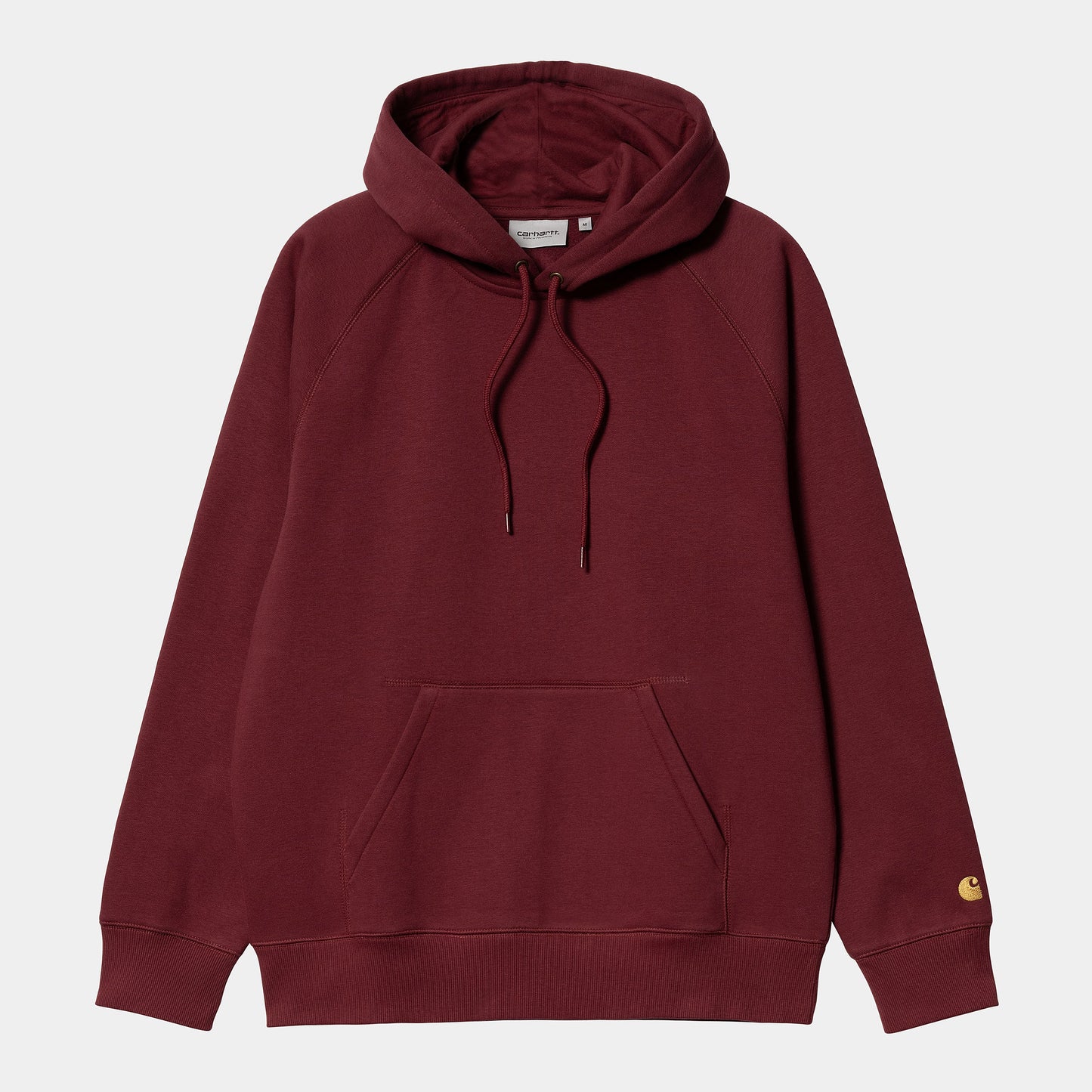 Carhartt Felpa con cappuccio da uomo 1026384 427 mattone-oro