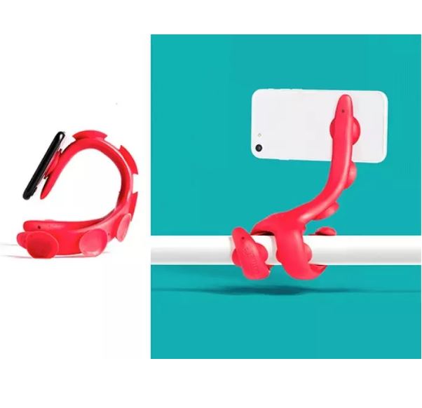 Handy-Stativ Flexibel Smartphone Saugnäpfe Krake Stativ Auto
