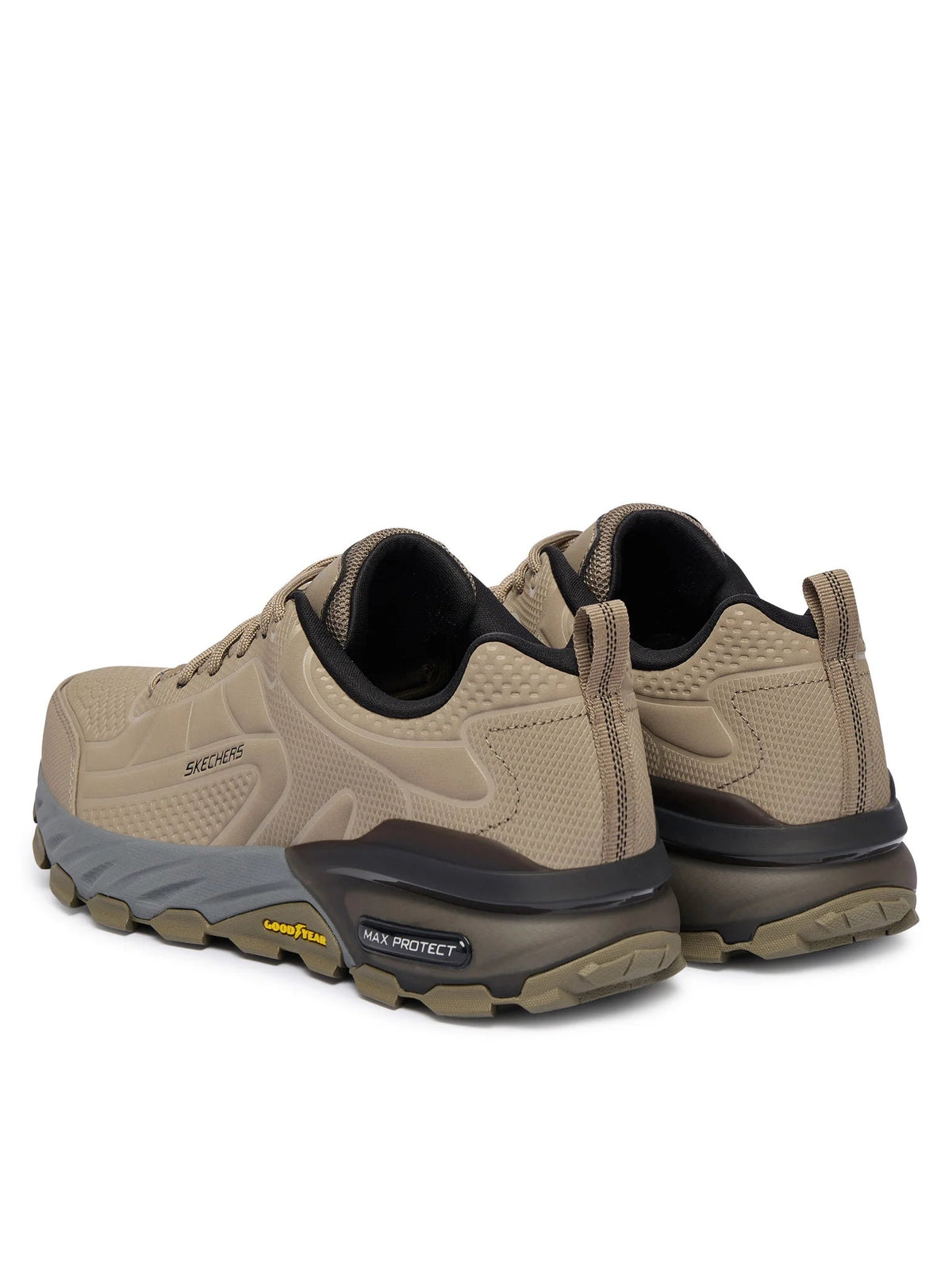 Skechers scarpa outdoor da uomo  Max Protect Irongaurd 237672/TPBK tortora
