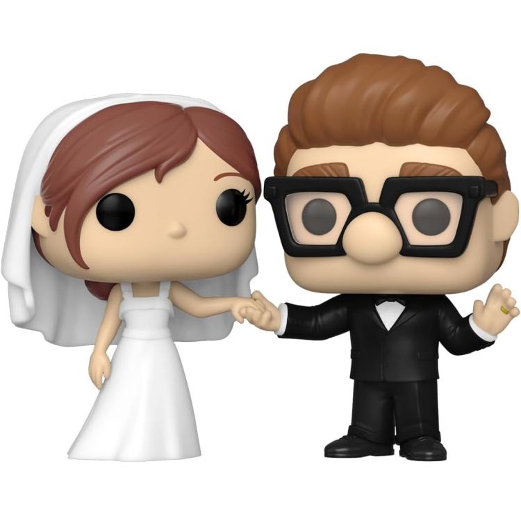 Funko Pop! Disney Pixar: Oben (2er-Pack) Ellie & Carl – Exklusive Vinyl-Actionfigur