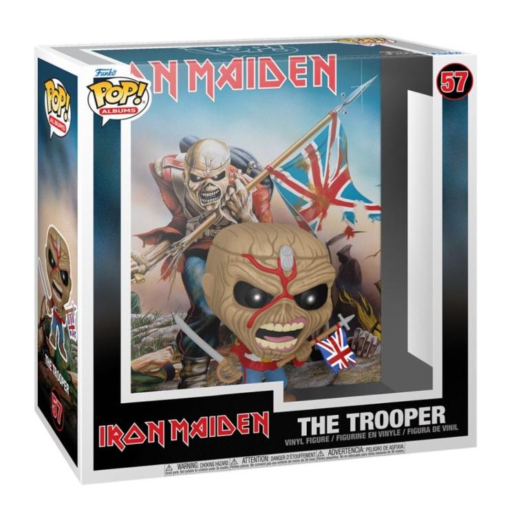 Funko Pop! Albums Cover Rocks Iron Maiden - (57) The Trooper Album Vinyl 15 cm