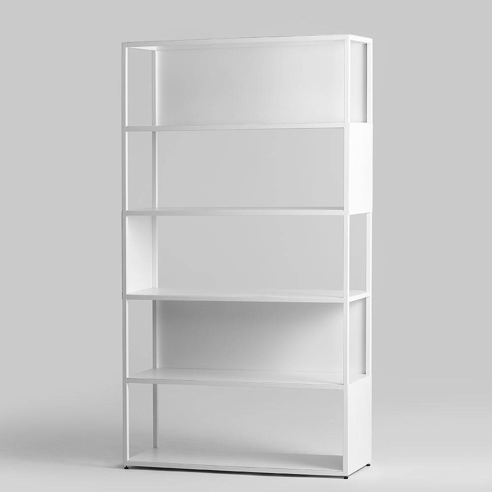 HYLLER SIDE METALL Bücherregal 100x180 weiß