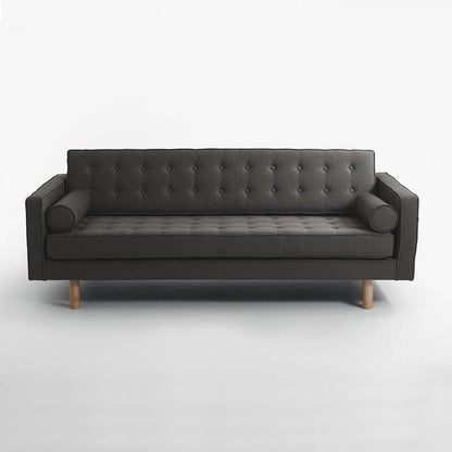 3-Sitzer Sofa TOPIC WOOD, Stahl, Natur