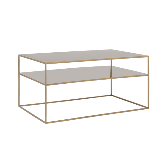 Beistelltisch TENSIO 2 FLOOR METAL 100x60, gold