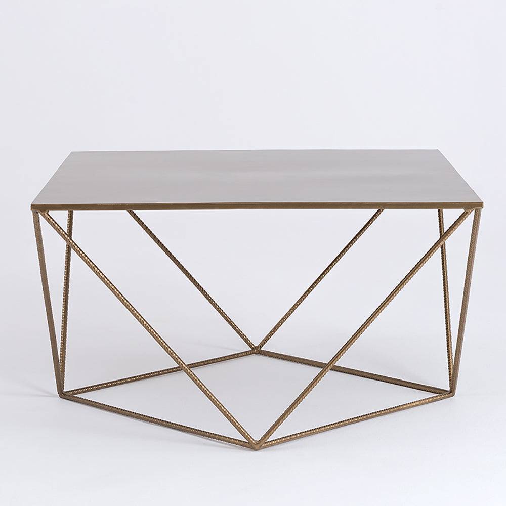 Tavolino DARYL METAL 80, oro
