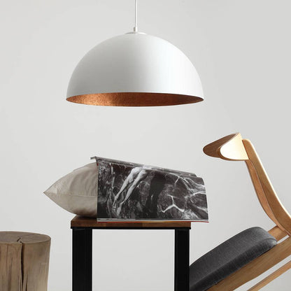 Plafoniera LORD 50 - Rame e Bianco