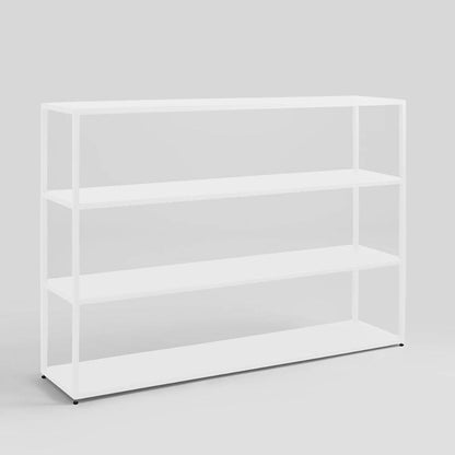 Libreria HYLLER METAL 150x110, bianco