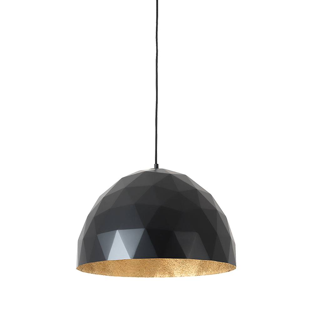 Lampada a Sospensione LEONARD L - Oro e Nero