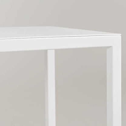 JULITA METALL 75 Regal mit zwei Ablagen, weiß