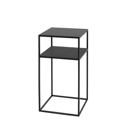Tavolino Tensio 2 Floor Metal 30 - Nero