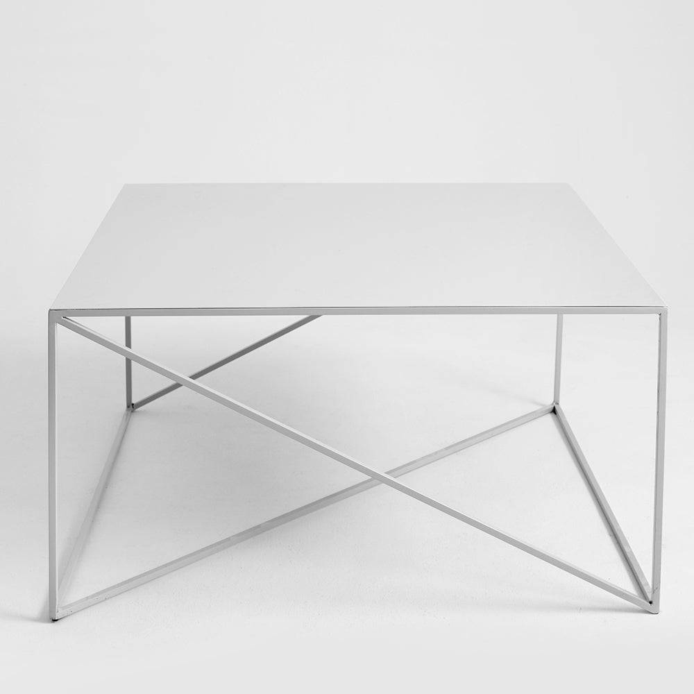 Tavolino MEMO METAL 80x80 grigio