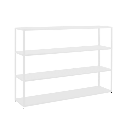Libreria HYLLER METAL 150x110, bianco