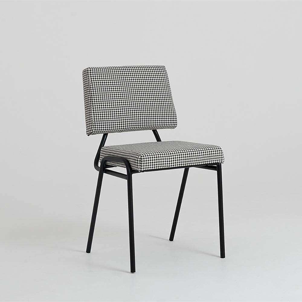 Sedia SIMPLE - pied de poule, nero