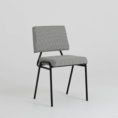 Sedia SIMPLE - pied de poule, nero