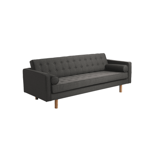 Schlafsofa 3-Sitzer TOPIC WOOD, Stahl, Natur
