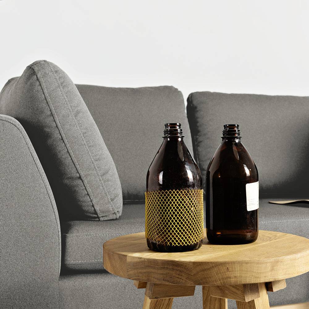 Divano 2 posti AMBIENT WOOD - kwarc, naturale