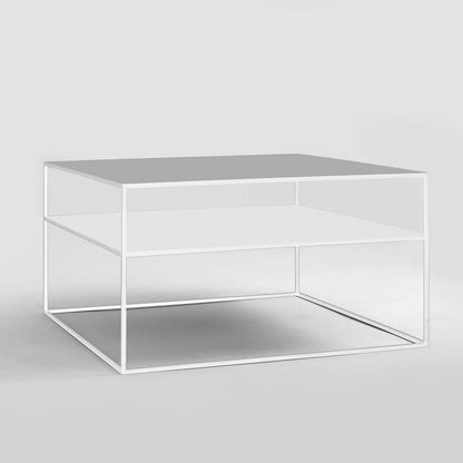 Tavolino Tensio 2 Floor Metal - bianco