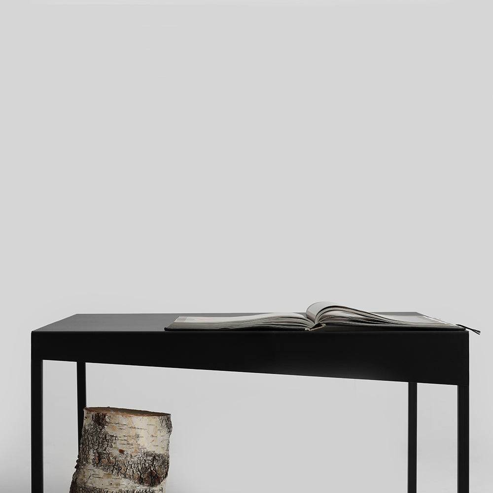 Tavolino OBROOS METAL 80, nero