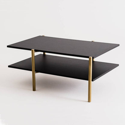 Tavolino RAVE BASIC 100x60 - nero, oro