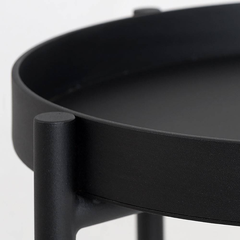 Couchtisch HANNA METAL 80 – Schwarz