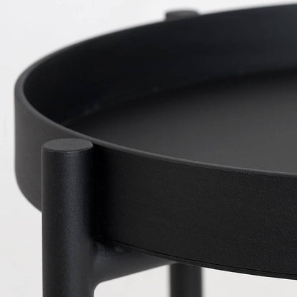 Couchtisch HANNA METAL 80 – Schwarz