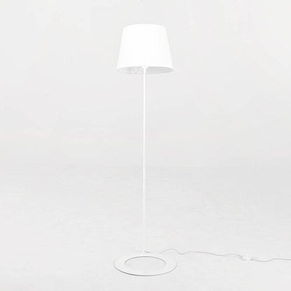 Lampada da Terra SHADE - paralume bianco, base bianca